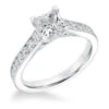 Frederick Goldman Goldman 14k White Gold 0.38ct Diamond Semi Mount Engagement Ring