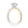 ArtCarved Bridal Artcarved Bridal Unmounted No Stones Classic Lyric Solitaire Engagement Ring Beryl 14K White Gold Primary & 14K Yellow Gold