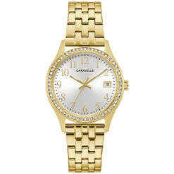 Caravelle Caravelle Classic Crystal Ladies Watch Stainless Steel