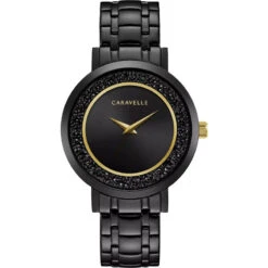 Caravelle Caravelle Modern Crystal Rock Ladies Watch Stainless Steel