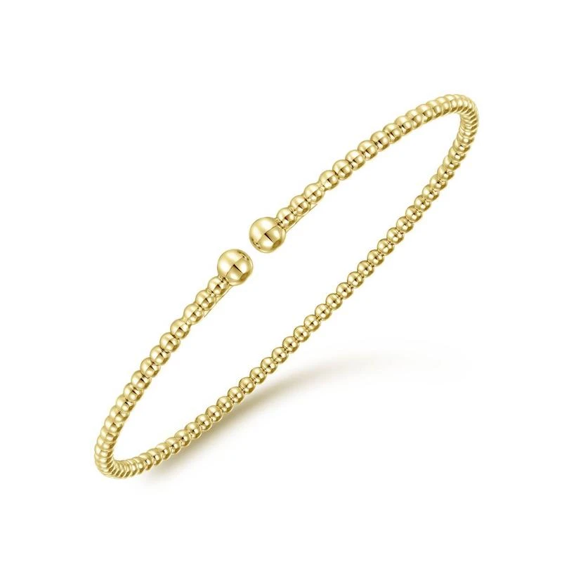 Gabriel & Co. Fashion Gabriel & Co. 14k Yellow Gold Bujukan Bangle Bracelet - Image 2