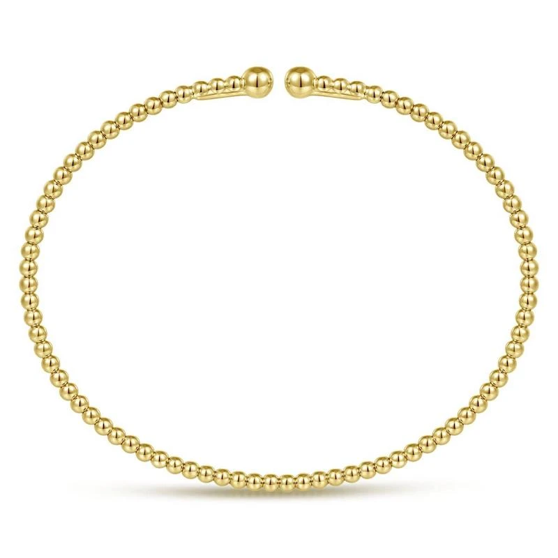 Gabriel & Co. Fashion Gabriel & Co. 14k Yellow Gold Bujukan Bangle Bracelet - Image 3