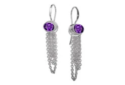 Ed Levin Ed Levin Sterling Silver Gemstone Earrings