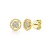 Gabriel & Co. Fashion Gabriel & Co. 14k Yellow Gold Bujukan Diamond Stud Earrings