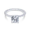 Gabriel & Co. Gabriel & Co. 14k White Gold Hampton Solitaire Engagement Ring