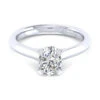 Gabriel & Co. Gabriel & Co 14K White Gold Rina Solitaire Diamond Engagement Ring