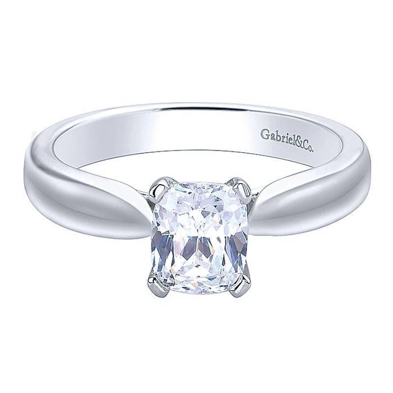 Gabriel & Co. Gabriel & Co 14K White Gold Jamie Solitaire Diamond Engagement Ring