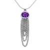 Ed Levin Ed Levin Sterling Silver Gemstone Pendant