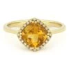 Madison L Madison L 14k Yellow Gold Citrine Ring