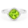 Madison L Madison L 14k White Gold Peridot Ring