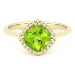 Madison L Madison L 14k Yellow Gold Peridot Ring