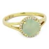 Madison L Madison L 14k Yellow Gold Opal Ring
