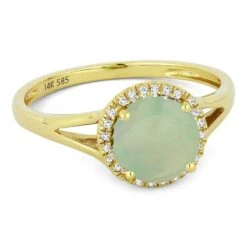 Madison L Madison L 14k Yellow Gold Opal Ring