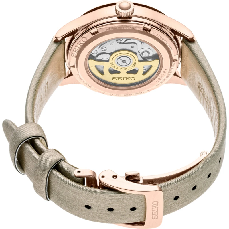 Seiko Seiko From The Presage Collection Stainless Steel 34.3mm Watch - Image 3