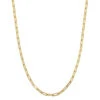 Charles Garnier Charles Garnier Sterling Silver Necklace Made With Paperclip Chain (3mm) Measures 17'' Long Plus 2'' Extender For Adjustable Length