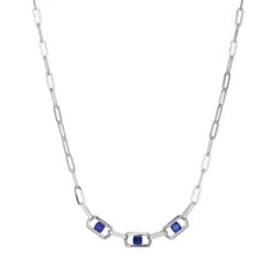 Charles Garnier Charles Garnier Sterling Silver Necklace Made With Paperclip Chain (3mm)