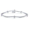 Gabriel & Co. Fashion Gabriel & Co. 14k White Gold Lusso Diamond Tennis Bracelet